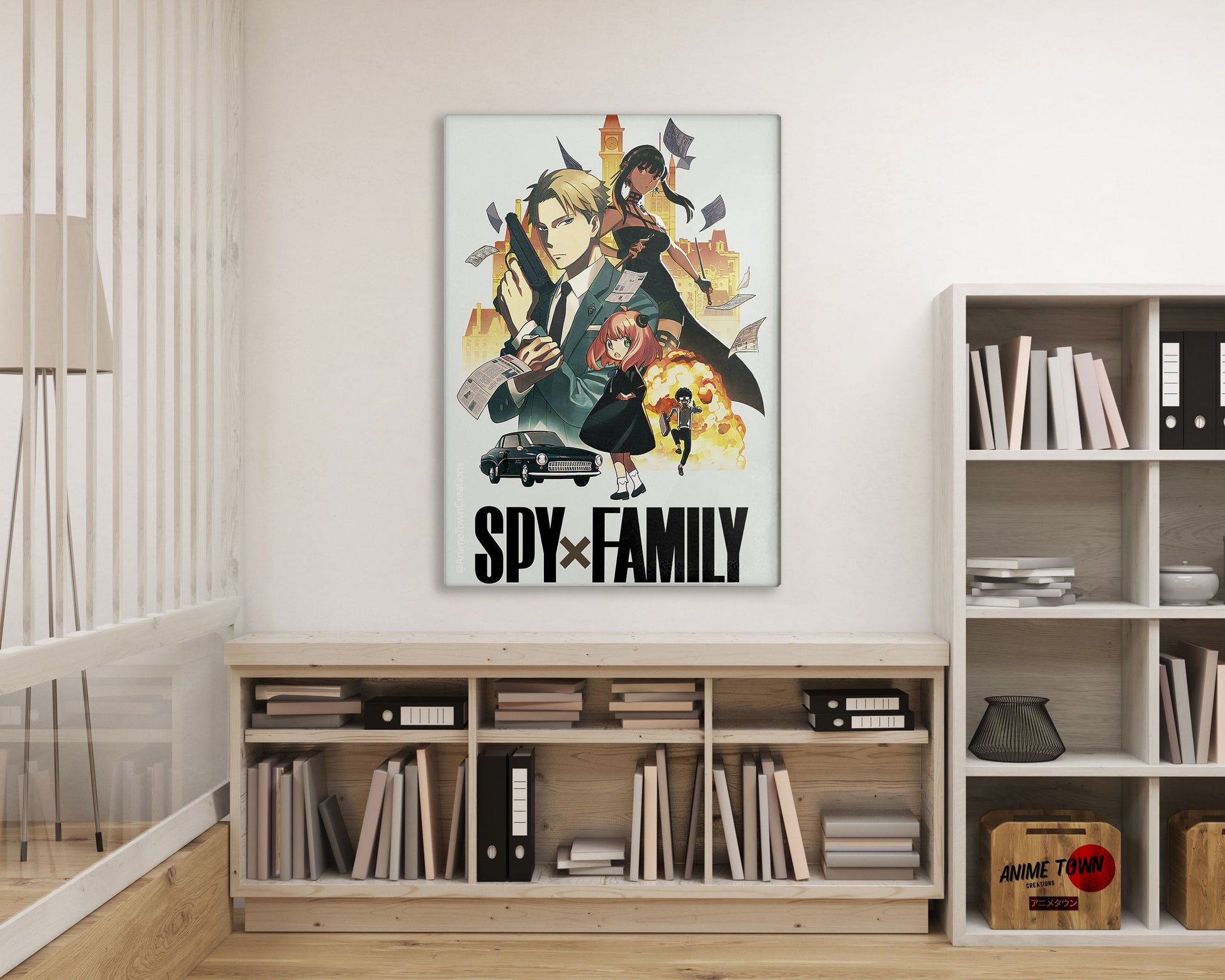 Spy x Family Anya meme' Poster, picture, metal print, paint by