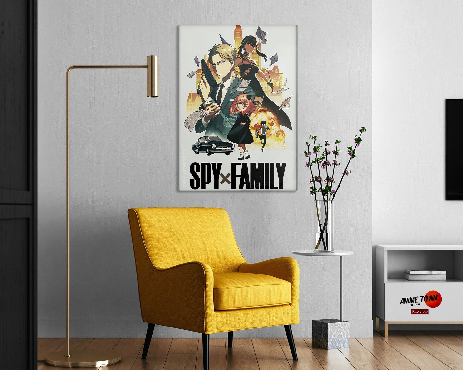 Spy x Family Anya meme' Poster, picture, metal print, paint by
