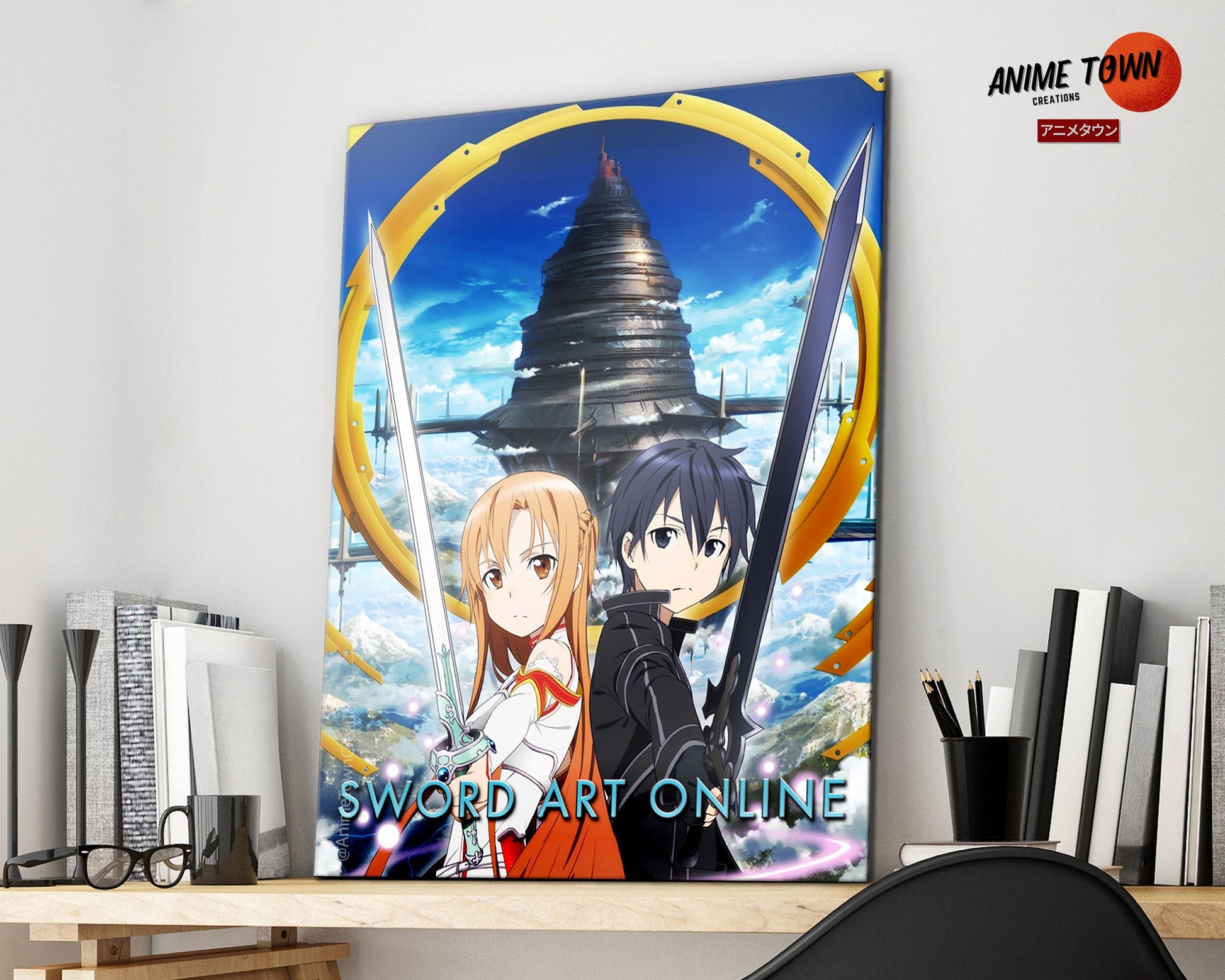 Anime Town Creations Metal Poster Sword Art Online 11" x 17" Home Goods - Anime Spy x Family Metal Poster