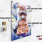 Anime Town Creations Metal Poster One Piece Luffy Gear 5 Awakening 11" x 17" Home Goods - Anime One Piece Metal Poster