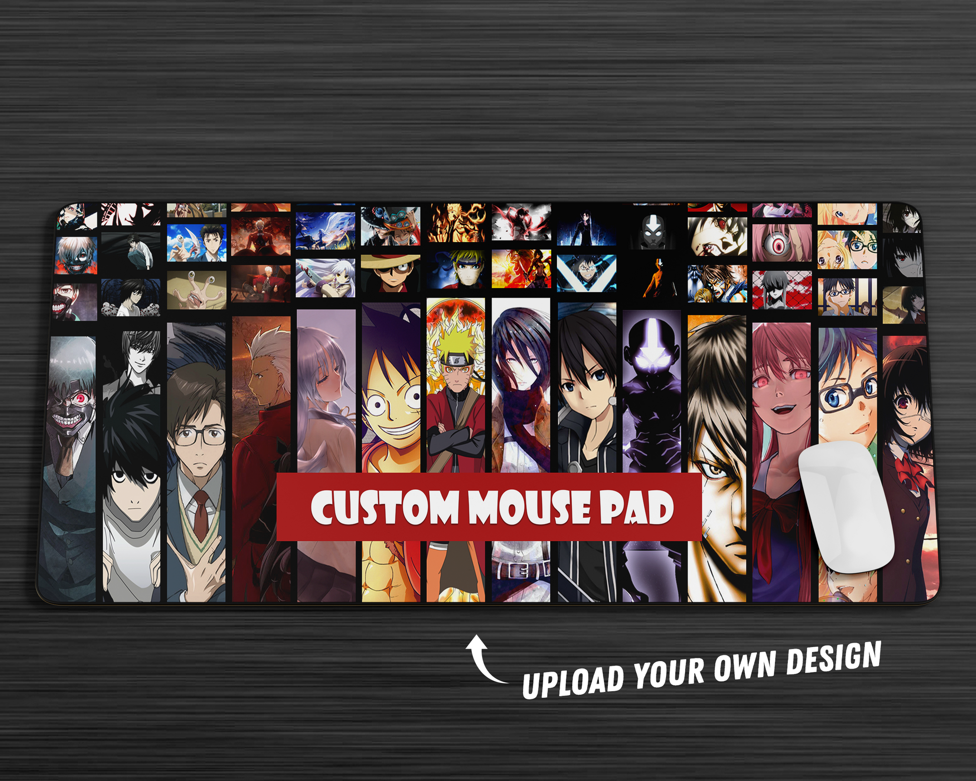 Anime Town Creations Mouse Pad Create Your Own Gaming Mouse Pad Accessories - Custom Custom Gaming Mouse Pad