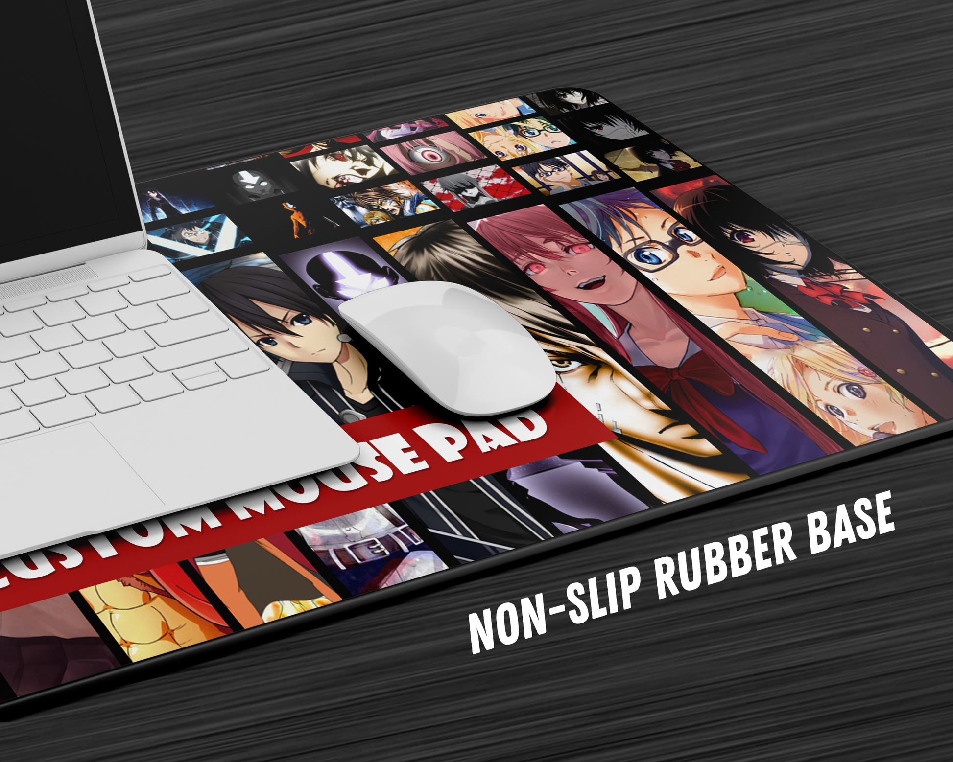 Anime Town Creations Mouse Pad Create Your Own Gaming Mouse Pad Accessories - Custom Custom Gaming Mouse Pad