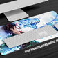 Anime Town Creations Mouse Pad Demon Slayer Tanjiro Water Breathing Style Gaming Mouse Pad Accessories - Anime Demon Slayer Gaming Mouse Pad