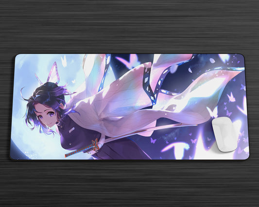 Anime Town Creations Mouse Pad Demon Slayer Cute Shinobu Kocho Gaming Mouse Pad Accessories - Anime Demon Slayer Gaming Mouse Pad
