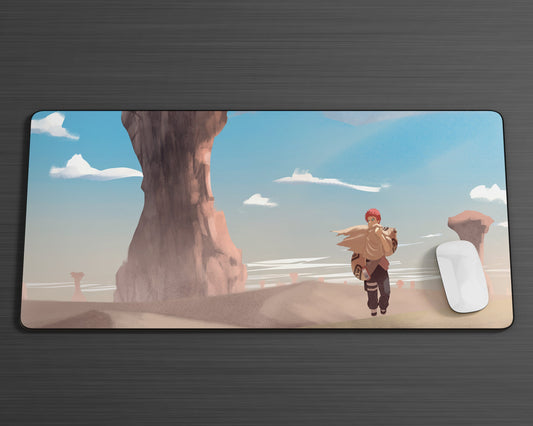 Anime Town Creations Mouse Pad Gaara Sand Gaming Mouse Pad Accessories - Anime Naruto Gaming Mouse Pad