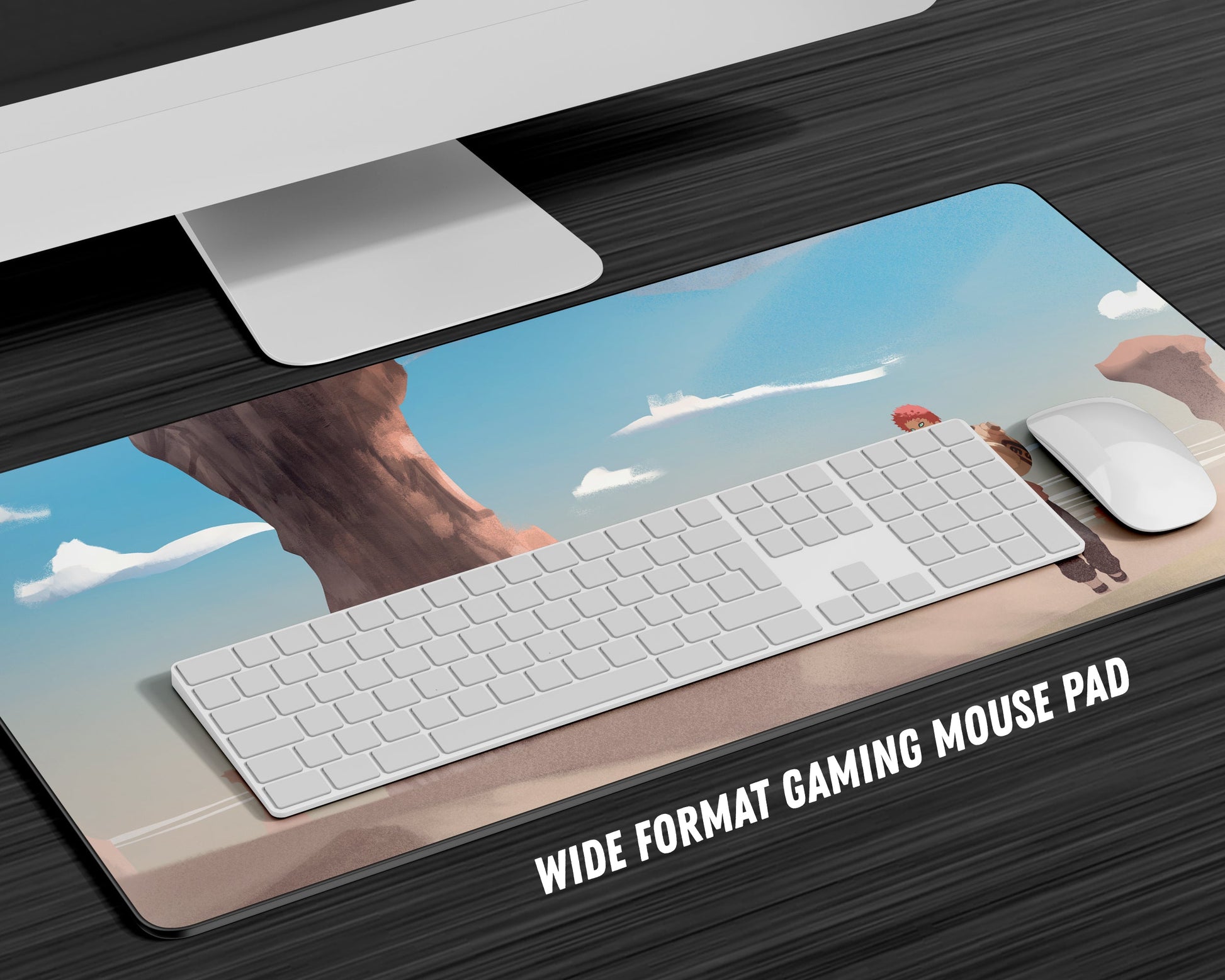 Anime Town Creations Mouse Pad Gaara Sand Gaming Mouse Pad Accessories - Anime Naruto Gaming Mouse Pad