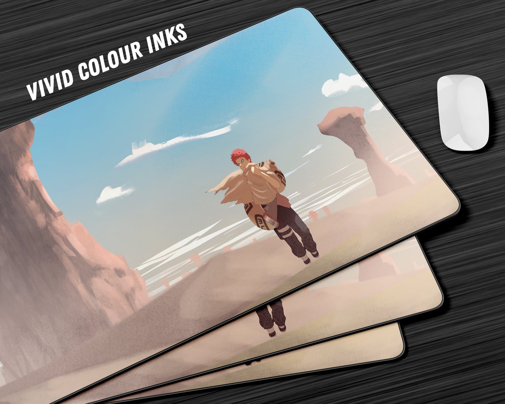 Anime Town Creations Mouse Pad Gaara Sand Gaming Mouse Pad Accessories - Anime Naruto Gaming Mouse Pad