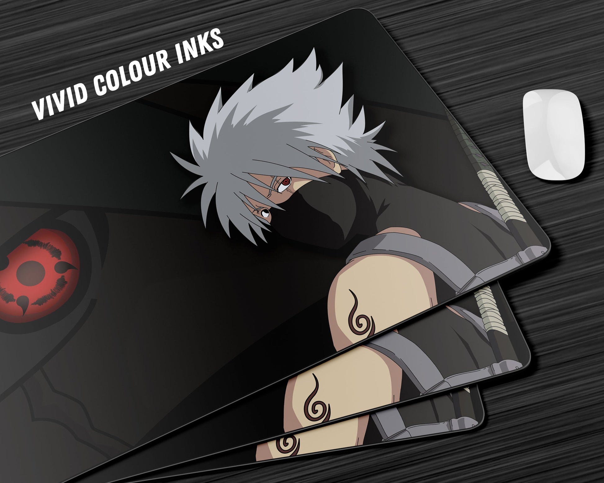 Anime Town Creations Mouse Pad Kakashi Sharingan Gaming Mouse Pad Accessories - Anime Naruto Gaming Mouse Pad