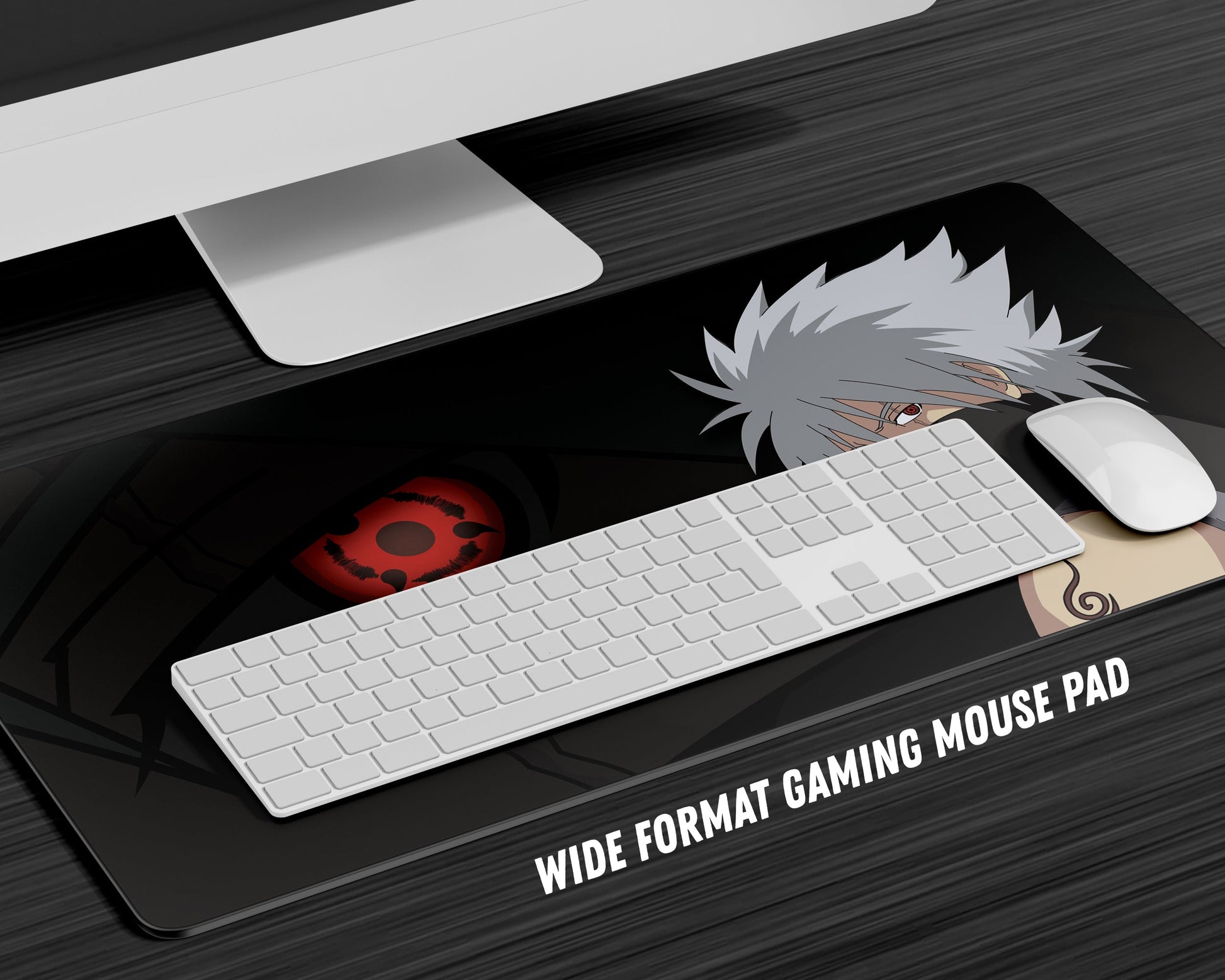 Anime Town Creations Mouse Pad Kakashi Sharingan Gaming Mouse Pad Accessories - Anime Naruto Gaming Mouse Pad