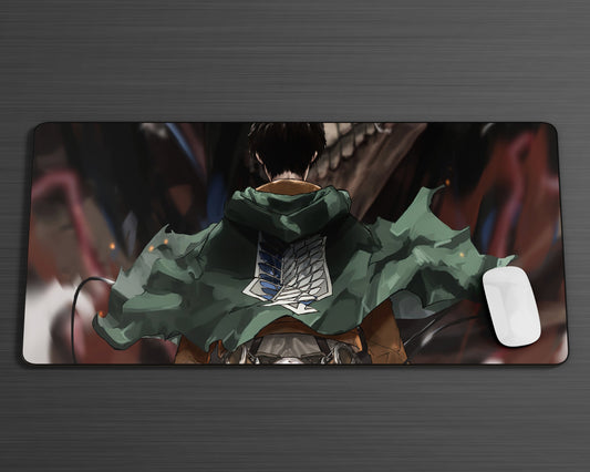 Anime Town Creations Mouse Pad Attack on Titan Levi Ackerman Gaming Mouse Pad Accessories - Anime Attack on Titan Gaming Mouse Pad