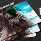 Anime Town Creations Mouse Pad Attack on Titan Eren Yeager Gaming Mouse Pad Accessories - Anime Attack on Titan Gaming Mouse Pad