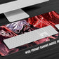 Anime Town Creations Mouse Pad Tokyo Ghoul Ken Kaneki Lightning Gaming Mouse Pad Accessories - Anime Tokyo Ghoul Gaming Mouse Pad