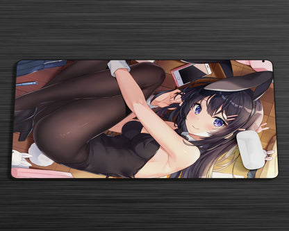 Anime Town Creations Mouse Pad Bunny Girl Senpai Hot Gaming Mouse Pad Accessories - Anime Rascal Does Not Dream of Bunny Girl Senpai Gaming Mouse Pad