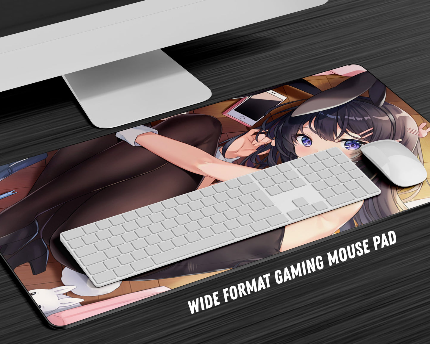 Anime Town Creations Mouse Pad Bunny Girl Senpai Hot Gaming Mouse Pad Accessories - Anime Rascal Does Not Dream of Bunny Girl Senpai Gaming Mouse Pad