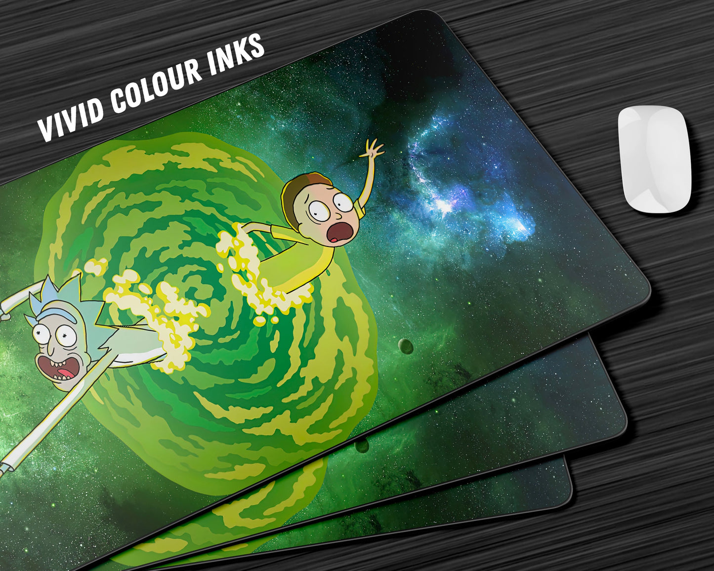Anime Town Creations Mouse Pad Rick and Morty Portal Gaming Mouse Pad Accessories - Anime Rick and Morty Gaming Mouse Pad