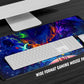Anime Town Creations Mouse Pad Rick and Morty Galaxy Gaming Mouse Pad Accessories - Anime Rick and Morty Gaming Mouse Pad