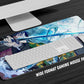 Anime Town Creations Mouse Pad Demon Slayer Giyu Tomioka Gaming Mouse Pad Accessories - Anime Demon Slayer Gaming Mouse Pad