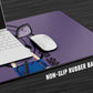 Anime Town Creations Mouse Pad Sasuke Uchiha Purple Gaming Mouse Pad Accessories - Anime Naruto Gaming Mouse Pad