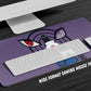 Anime Town Creations Mouse Pad Sasuke Uchiha Purple Gaming Mouse Pad Accessories - Anime Naruto Gaming Mouse Pad