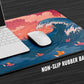 Anime Town Creations Mouse Pad Gyarados Dragon Rage Waves Gaming Mouse Pad Accessories - Anime Pokemon Gaming Mouse Pad