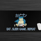 Anime Town Creations Mouse Pad Snorlax Eat Sleep Game Repeat Gaming Mouse Pad Accessories - Anime Pokemon Gaming Mouse Pad