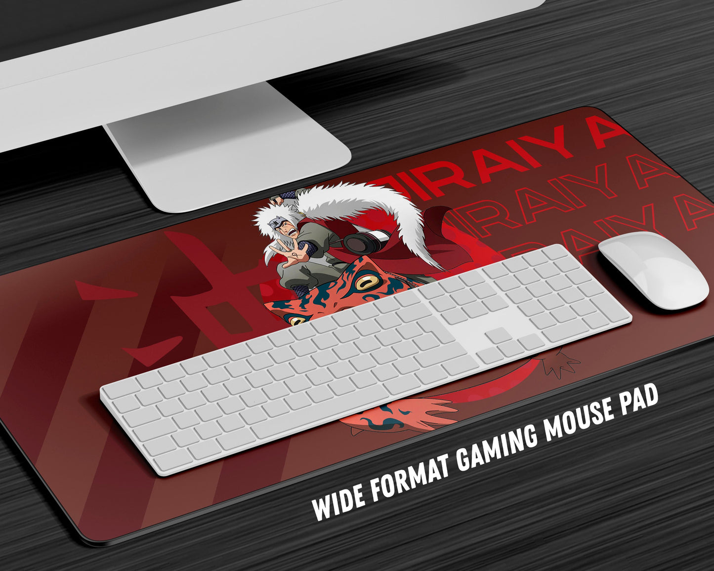 Anime Town Creations Mouse Pad Naruto Jiraiya Gaming Mouse Pad Accessories - Anime Naruto Gaming Mouse Pad