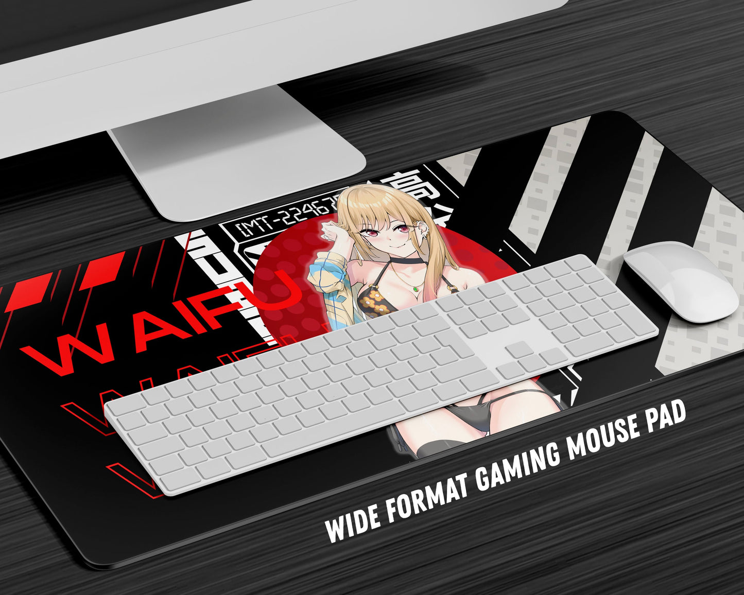 Anime Town Creations Mouse Pad My Dress up Darling Marin Waifu Gaming Mouse Pad Accessories - Anime My Dress Up Darling Gaming Mouse Pad