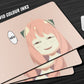Anime Town Creations Mouse Pad Spy x Family Anya Smug Face HEH Gaming Mouse Pad Accessories - Anime Spy x Family Gaming Mouse Pad