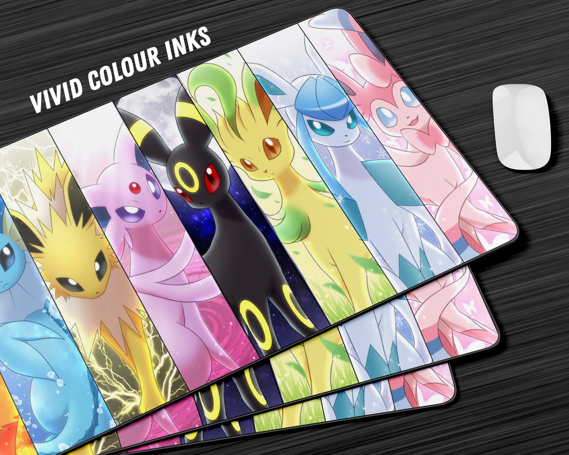Anime Town Creations Mouse Pad Pokemon Eevee Evolution Gaming Mouse Pad Accessories - Anime Pokemon Gaming Mouse Pad