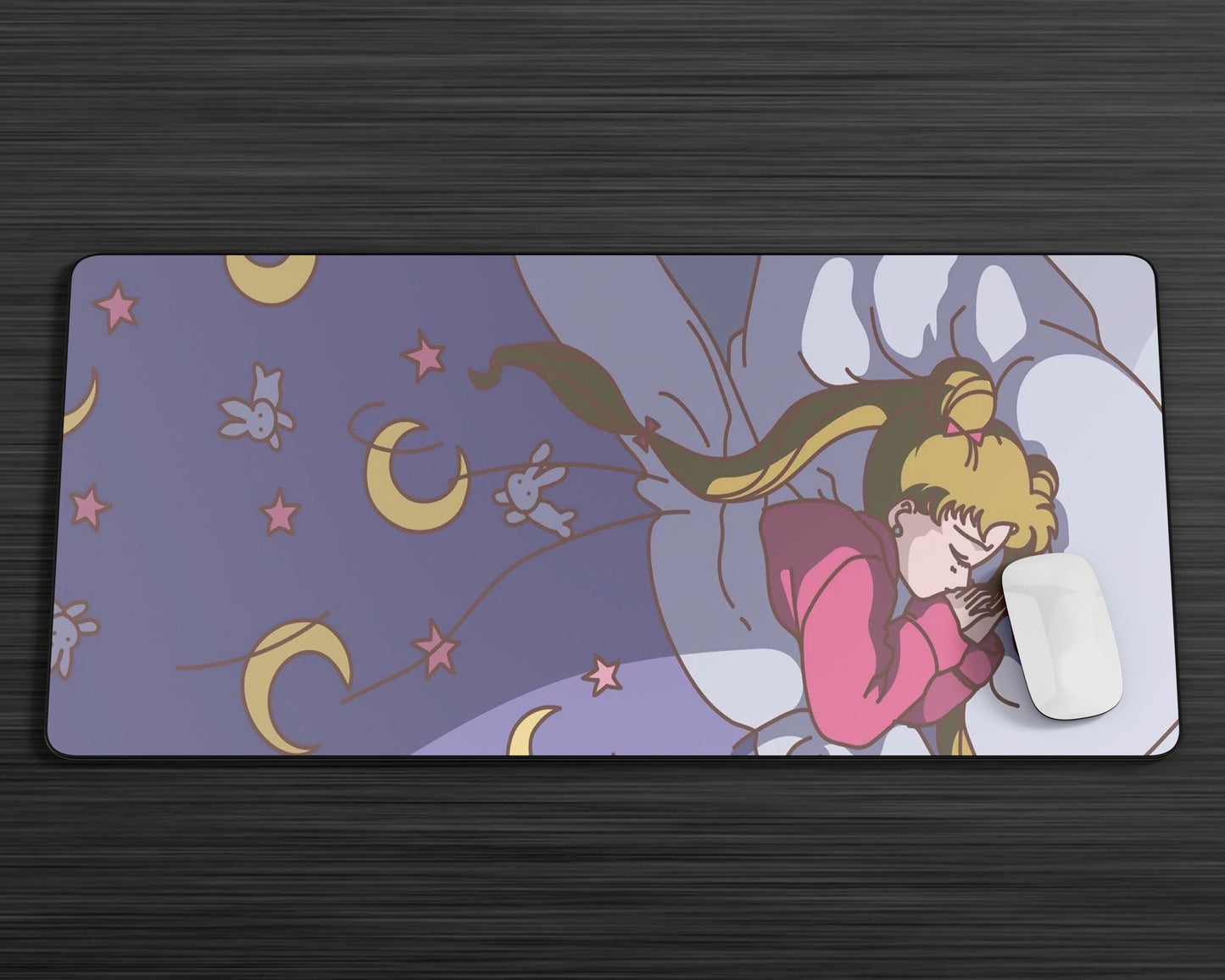 Anime Town Creations Mouse Pad Sleepy Sailor Moon Gaming Mouse Pad Accessories - Anime Bleach Gaming Mouse Pad