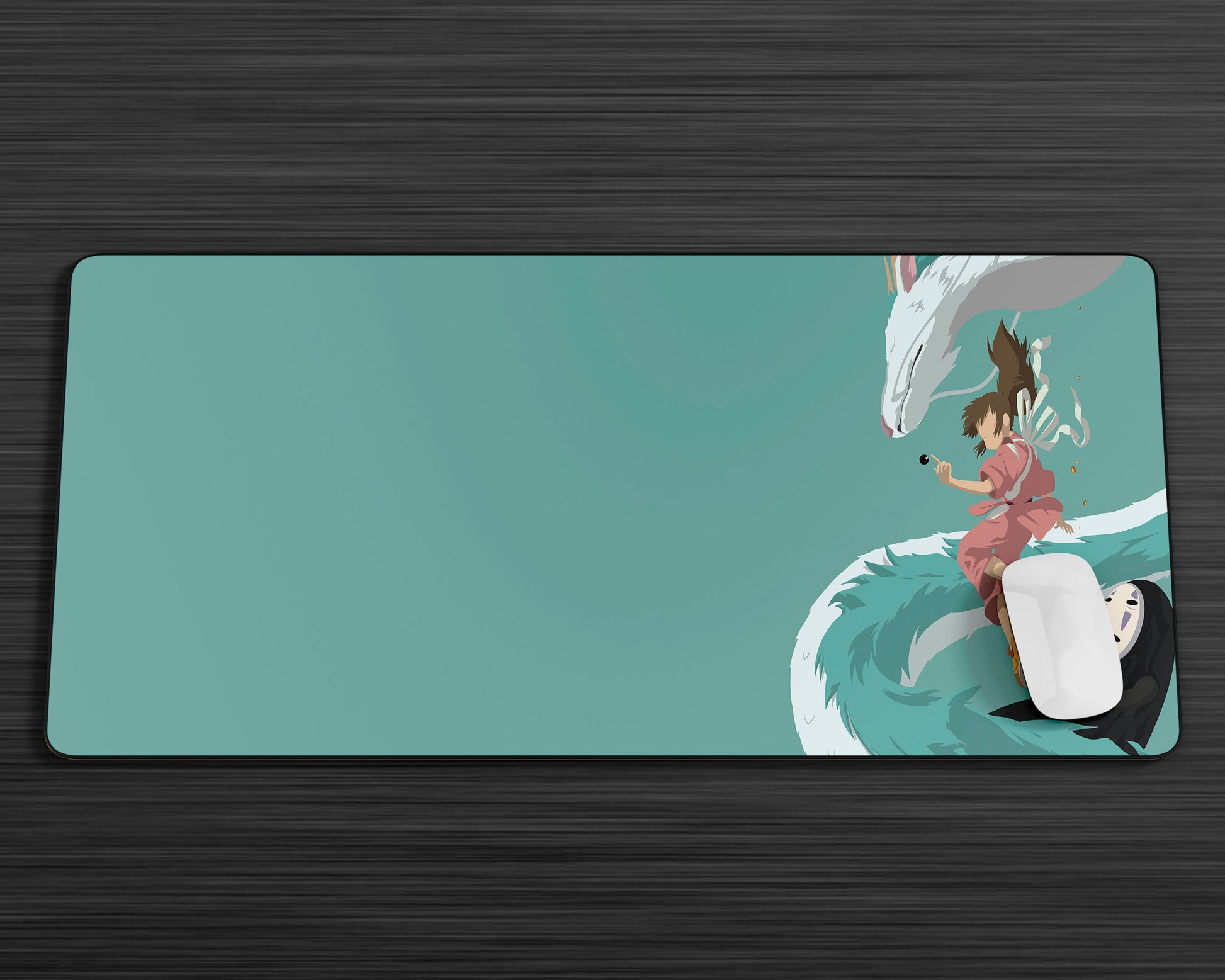 Anime Town Creations Mouse Pad Spirited Away Haku and Chihiro Gaming Mouse Pad Accessories - Anime Bleach Gaming Mouse Pad