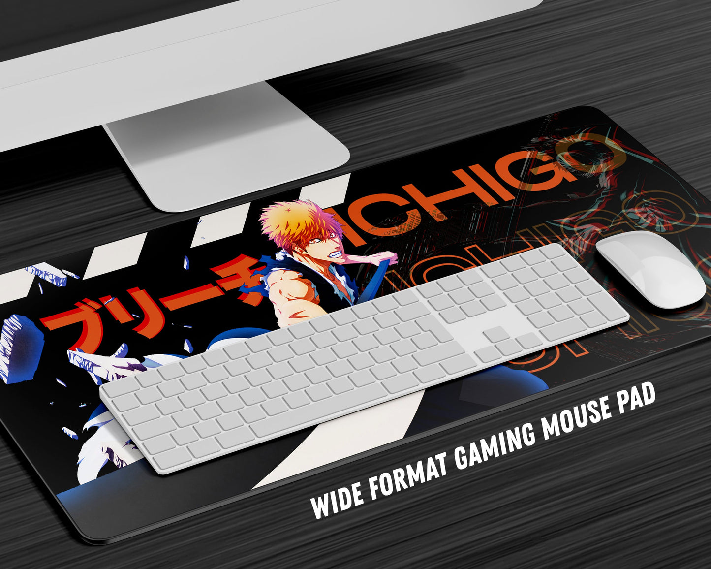 Anime Town Creations Mouse Pad Bleach Kurosaki Ichigo Gaming Mouse Pad Accessories - Anime Bleach Gaming Mouse Pad