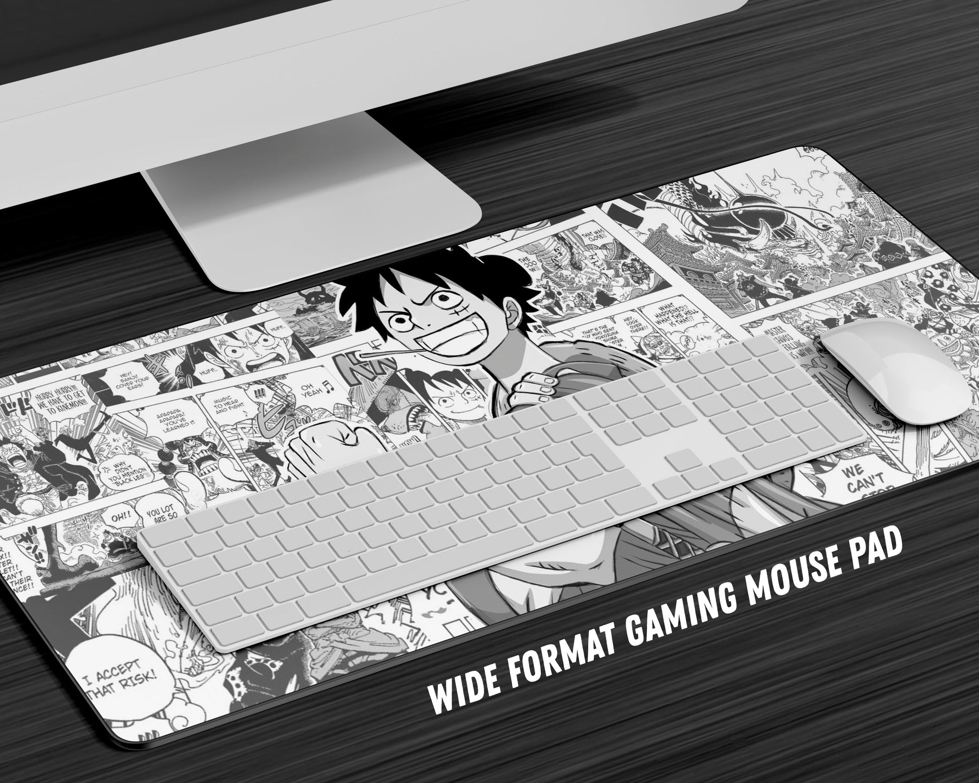 One Piece Luffy Manga Mouse Pad Gaming Mouse Pad – Anime Town Creations