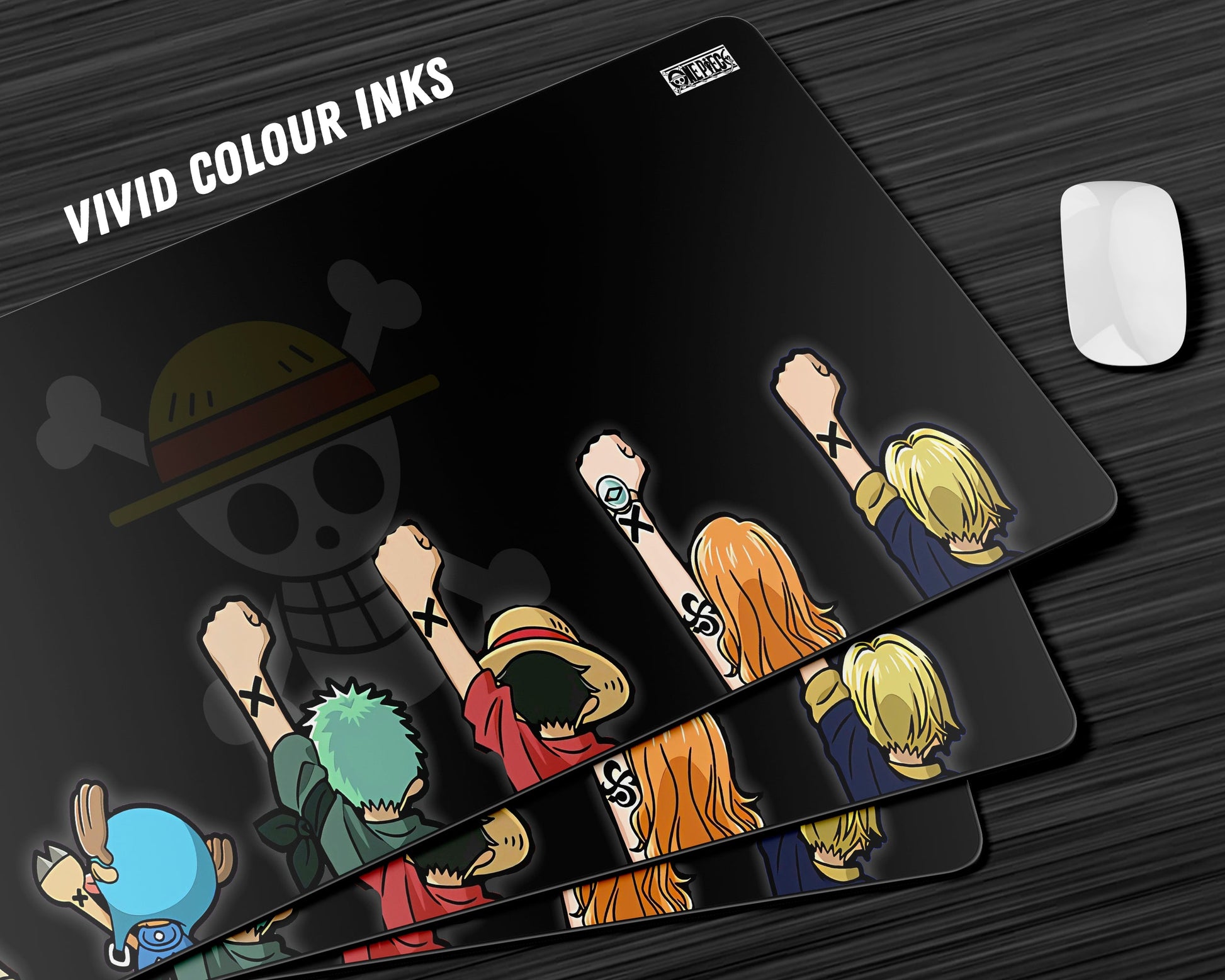 One Piece Strawhat Pirates Gang Mouse Pad Gaming Mouse Pad – Anime Town  Creations