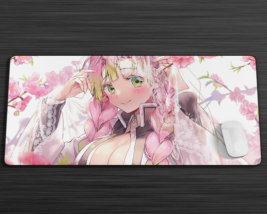 Anime Town Creations Mouse Pad Demon Slayer Mitsuri Kanroji Love Hashira Gaming Mouse Pad Accessories - Anime Demon Slayer Gaming Mouse Pad