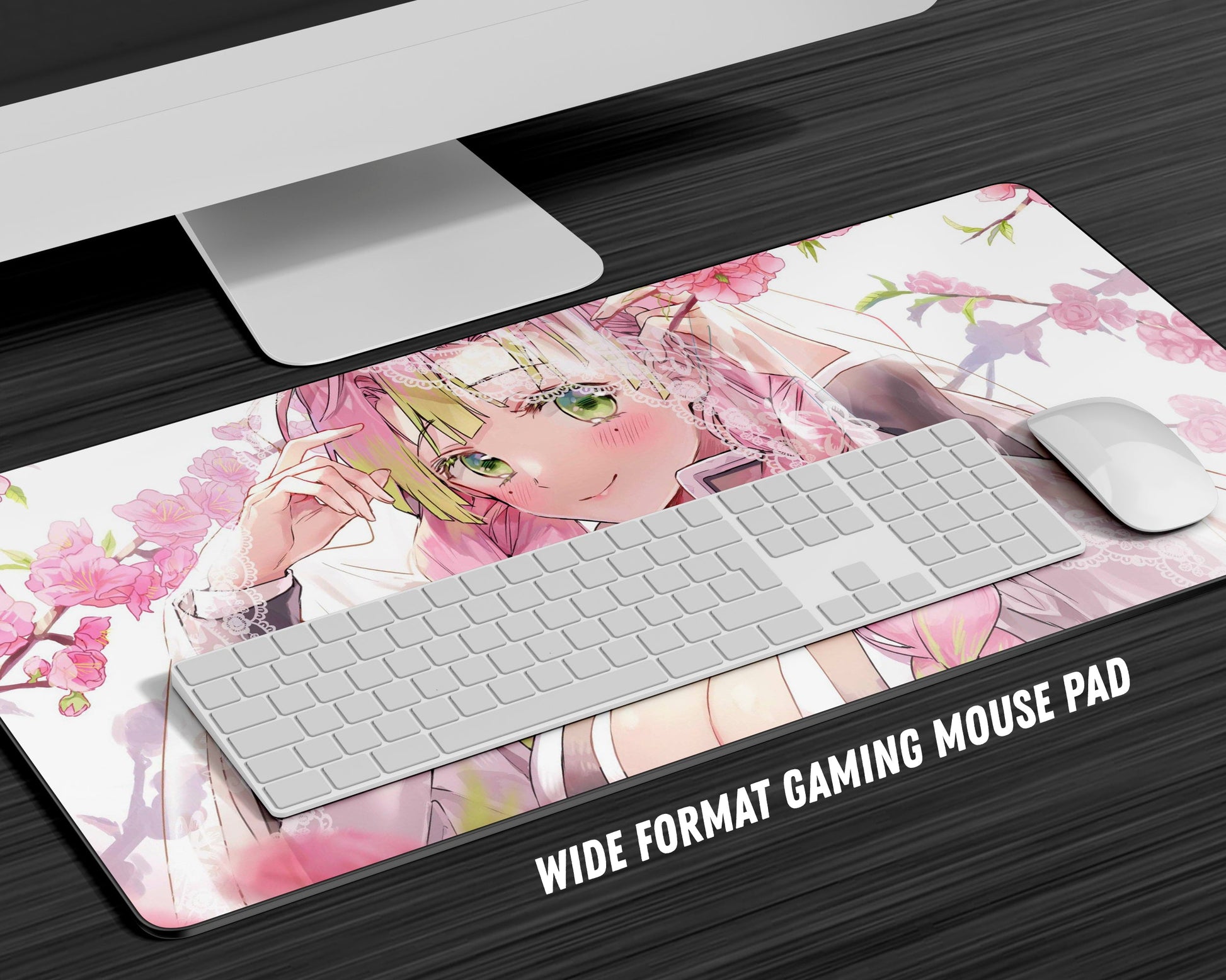 Anime Town Creations Mouse Pad Demon Slayer Mitsuri Kanroji Love Hashira Gaming Mouse Pad Accessories - Anime Demon Slayer Gaming Mouse Pad
