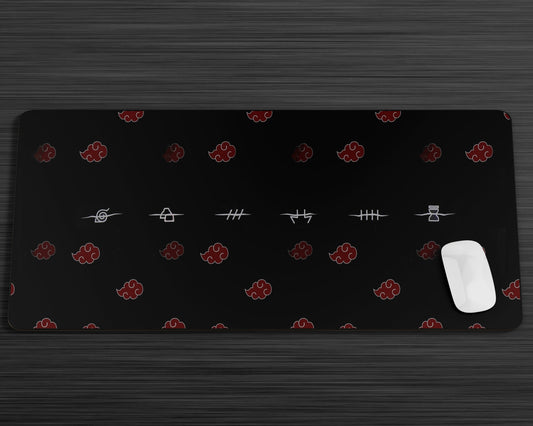 Anime Town Creations Mouse Pad Naruto Akatsuki Headband Gaming Mouse Pad Accessories - Anime Naruto Gaming Mouse Pad