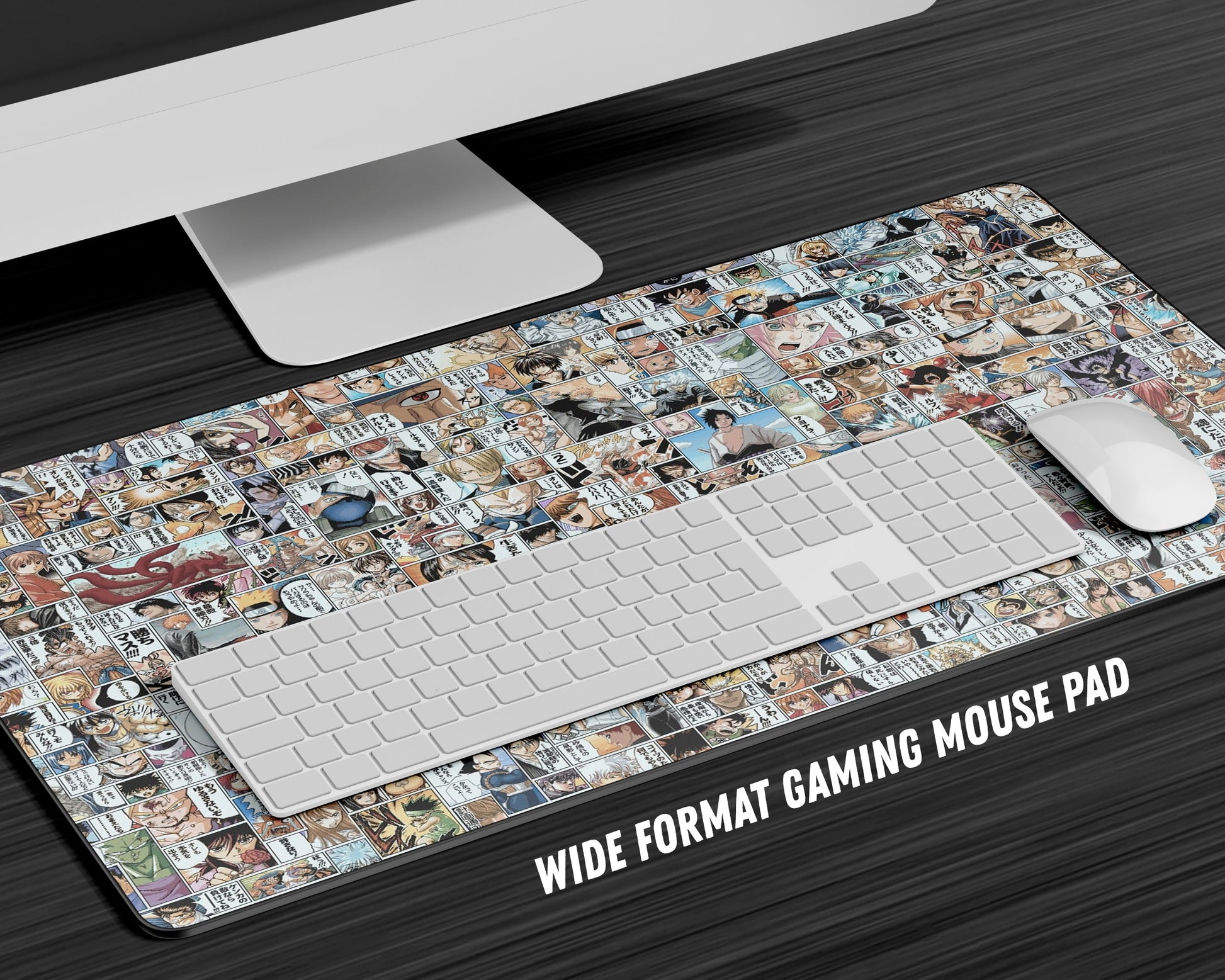 Anime Town Creations Mouse Pad Manga Panel Mashup Gaming Mouse Pad Accessories - Anime  Gaming Mouse Pad