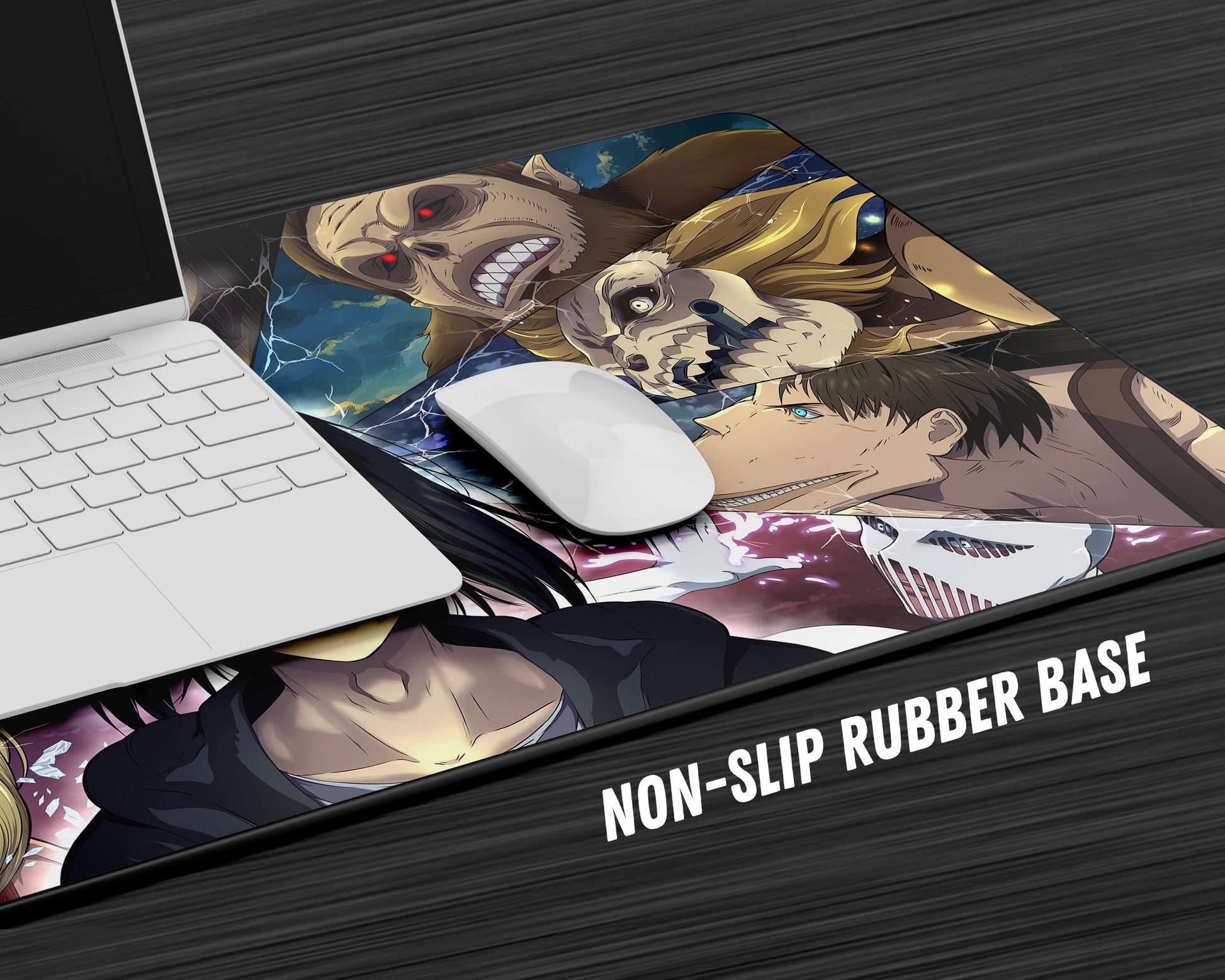Anime Town Creations Mouse Pad Attack on Titan Eren Founding Titan Gaming Mouse Pad Accessories - Anime Attack on Titan Gaming Mouse Pad