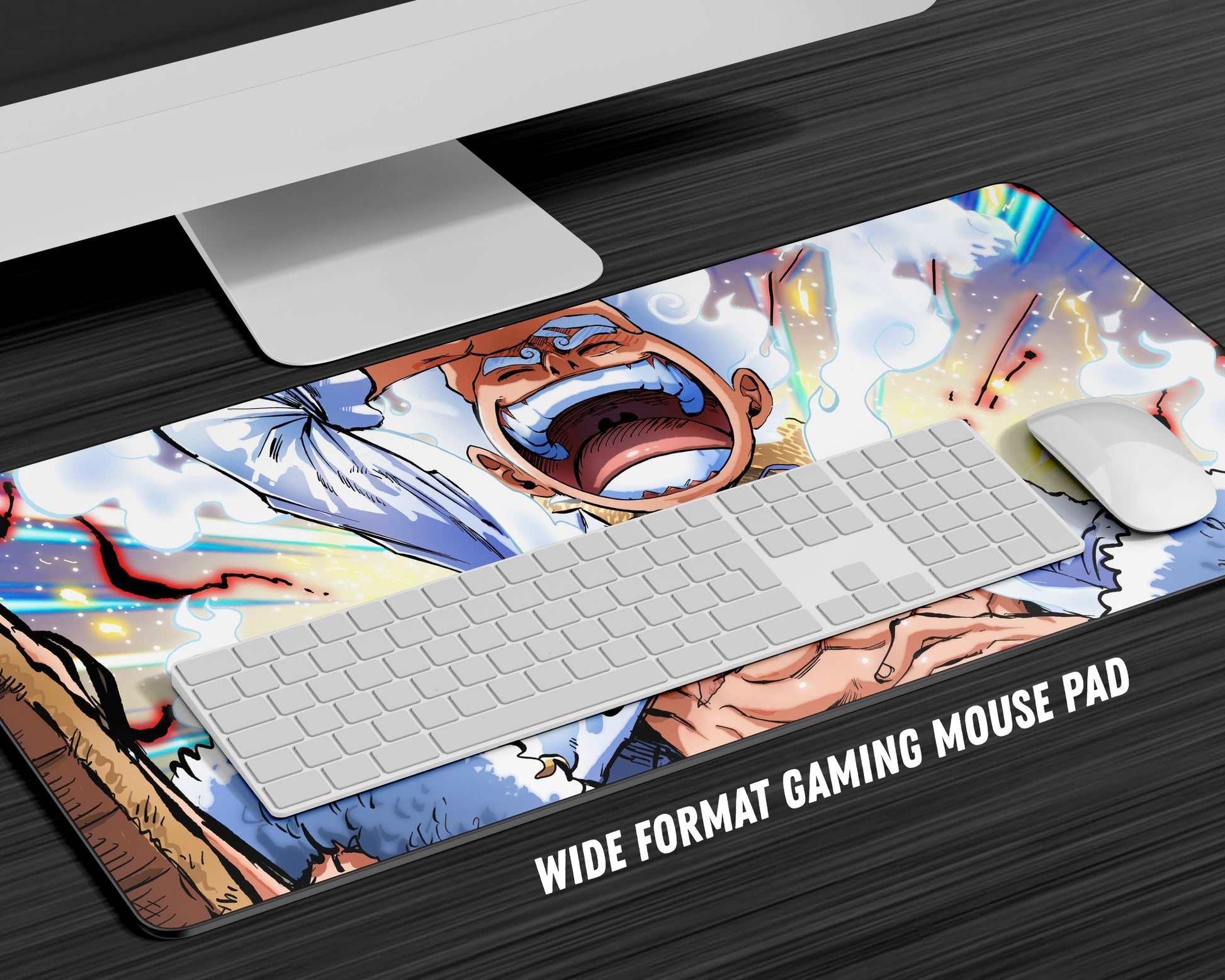 gear 5 mousepad One Piece Luffy Gear 5 Awakening Gaming Mouse Pad
