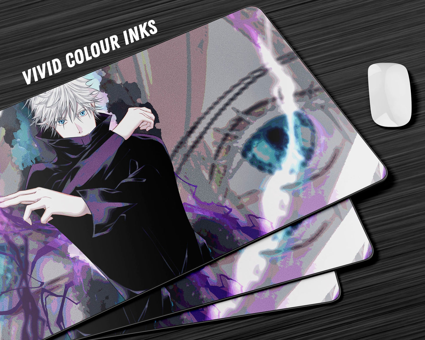 Anime Town Creations Mouse Pad Jujutsu Kaisen Satoru Gojo Purple Gaming Mouse Pad Accessories - Anime Jujutsu Kaisen Gaming Mouse Pad