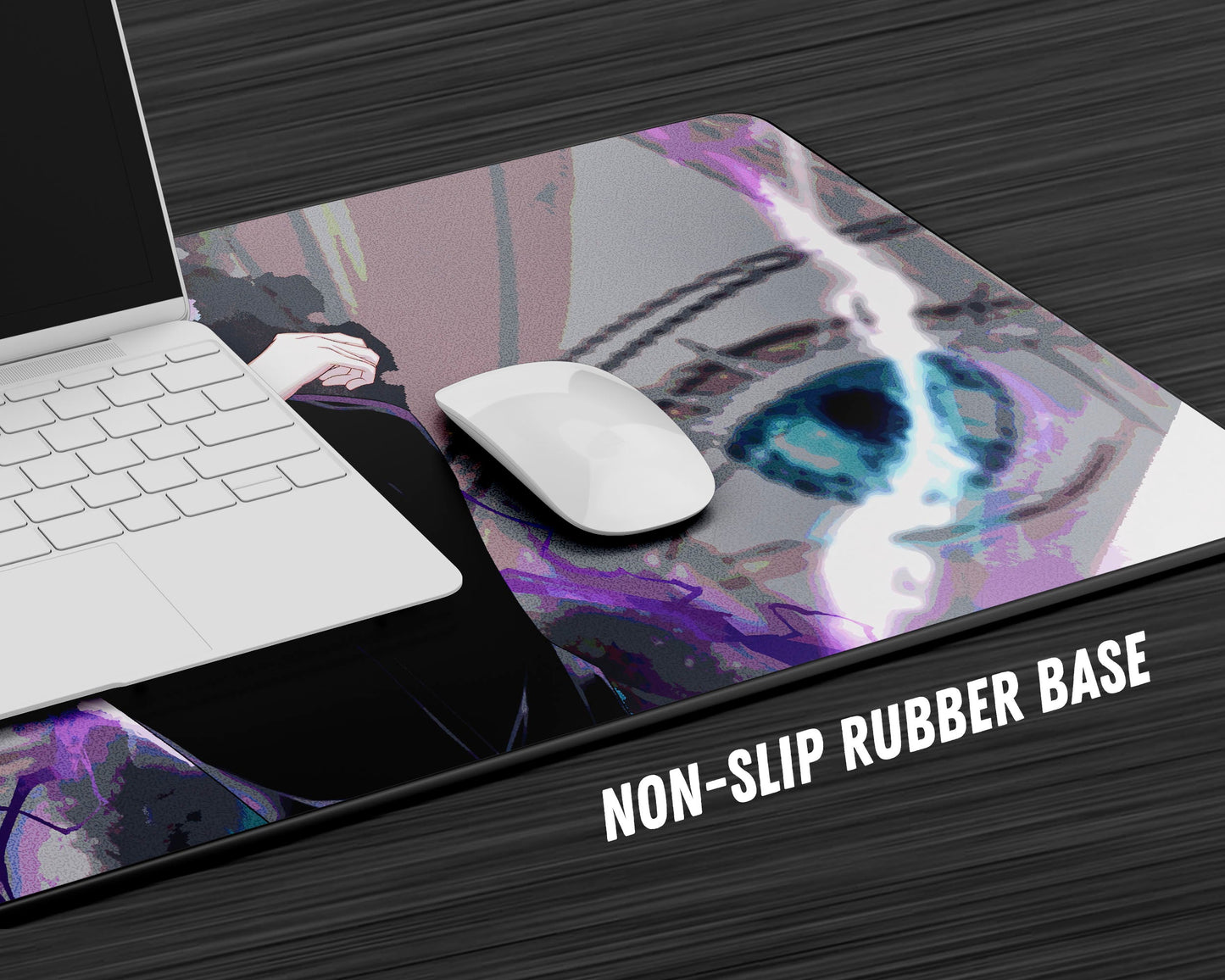 Anime Town Creations Mouse Pad Jujutsu Kaisen Satoru Gojo Purple Gaming Mouse Pad Accessories - Anime Jujutsu Kaisen Gaming Mouse Pad