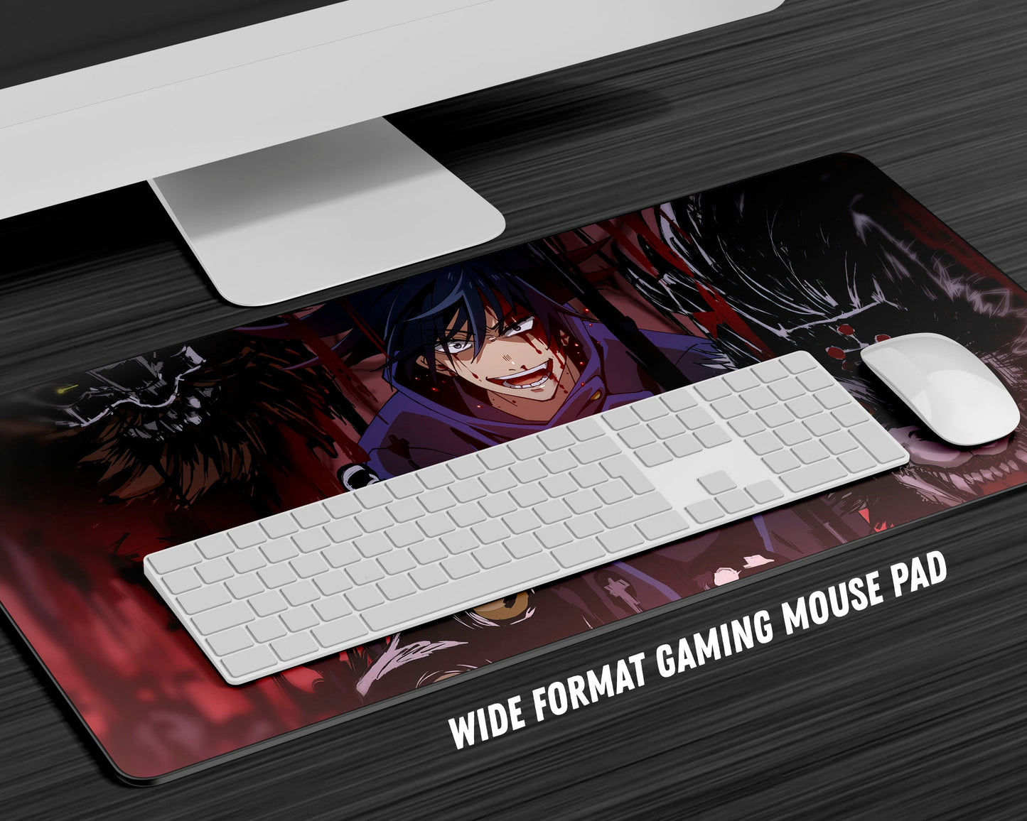 Anime Town Creations Mouse Pad Jujutsu Kaisen Megumi Fushiguro Summoning Gaming Mouse Pad Accessories - Anime Jujutsu Kaisen Gaming Mouse Pad