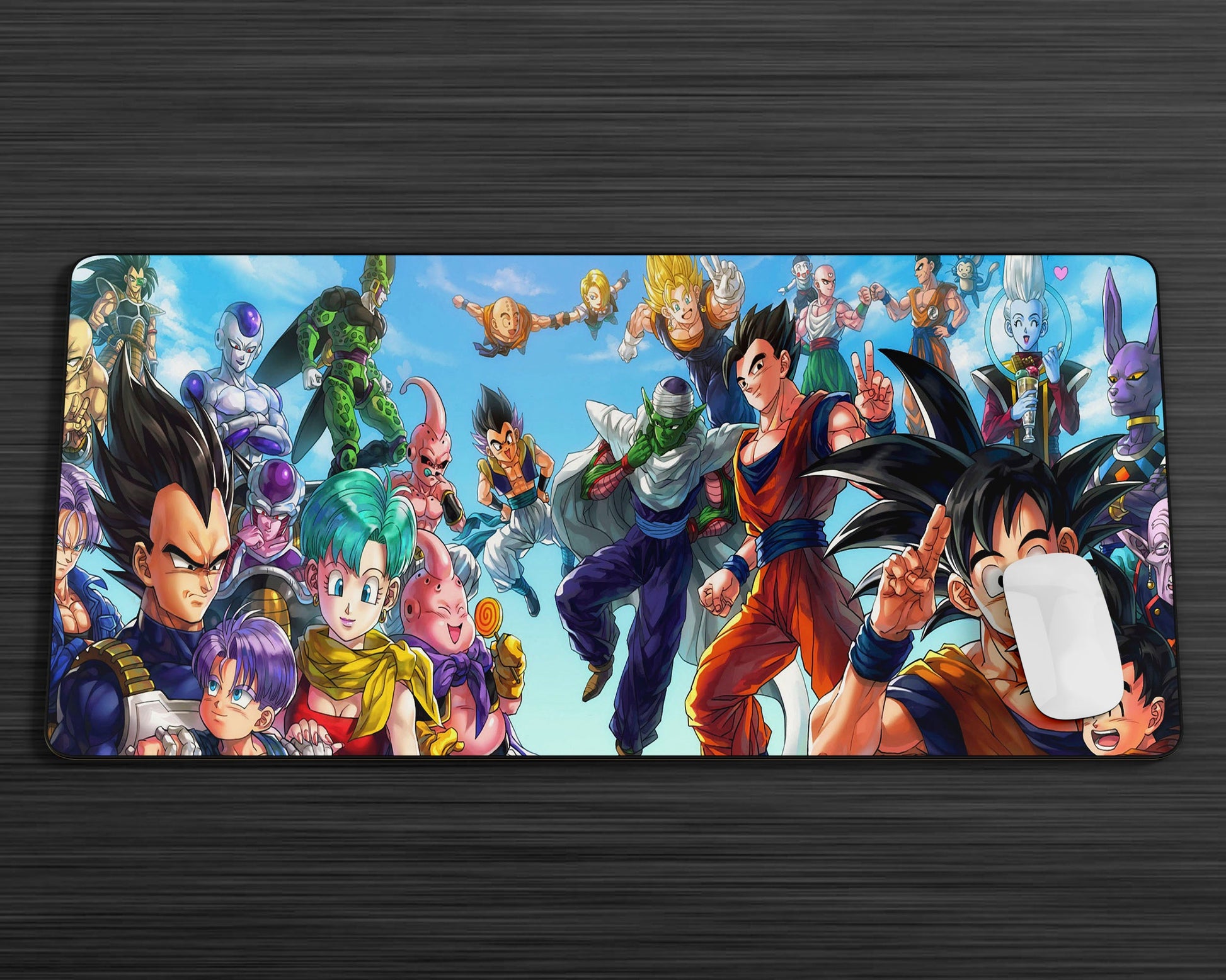 Anime Town Creations Mouse Pad Dragon Ball Gang Gaming Mouse Pad Accessories - Anime Dragon Ball Gaming Mouse Pad