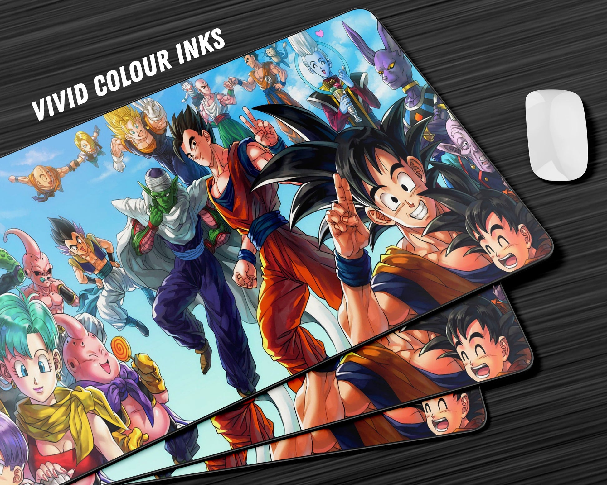 Anime Town Creations Mouse Pad Dragon Ball Gang Gaming Mouse Pad Accessories - Anime Dragon Ball Gaming Mouse Pad
