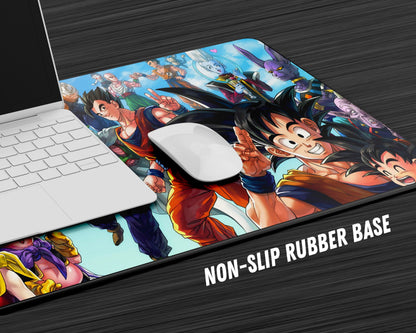 Anime Town Creations Mouse Pad Dragon Ball Gang Gaming Mouse Pad Accessories - Anime Dragon Ball Gaming Mouse Pad