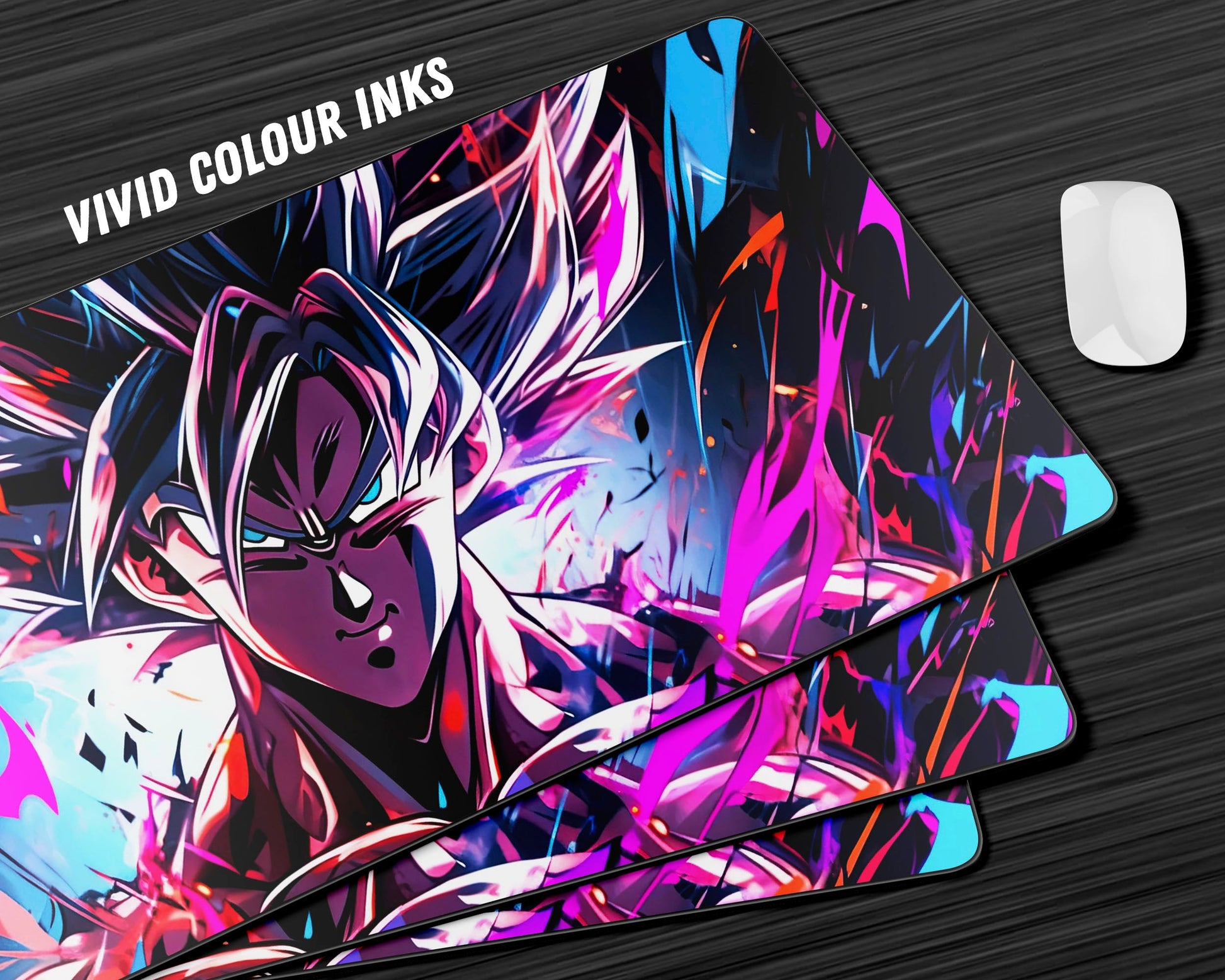 Anime Town Creations Mouse Pad Dragon Ball Neon Goku Gaming Mouse Pad Accessories - Anime Dragon Ball Gaming Mouse Pad
