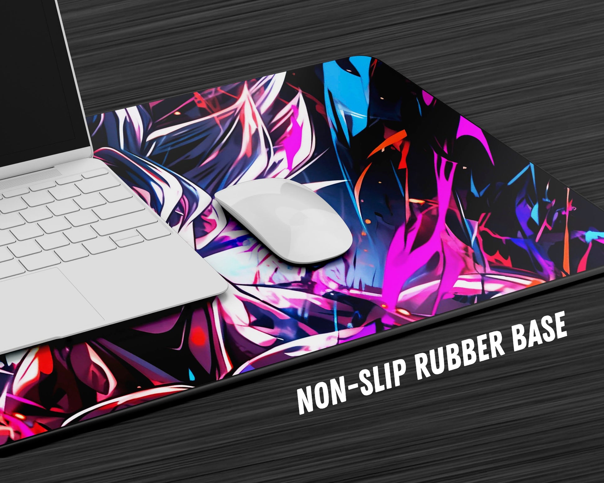 Anime Town Creations Mouse Pad Dragon Ball Neon Goku Gaming Mouse Pad Accessories - Anime Dragon Ball Gaming Mouse Pad