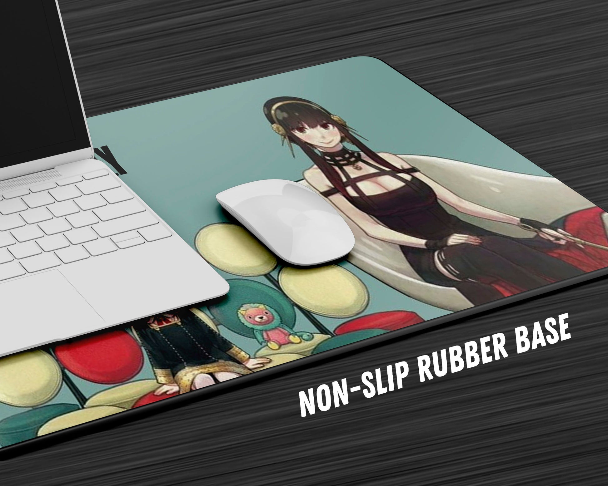 Anime Town Creations Mouse Pad Spy x Family Forger Fam Seats Gaming Mouse Pad Accessories - Anime Spy x Family Gaming Mouse Pad