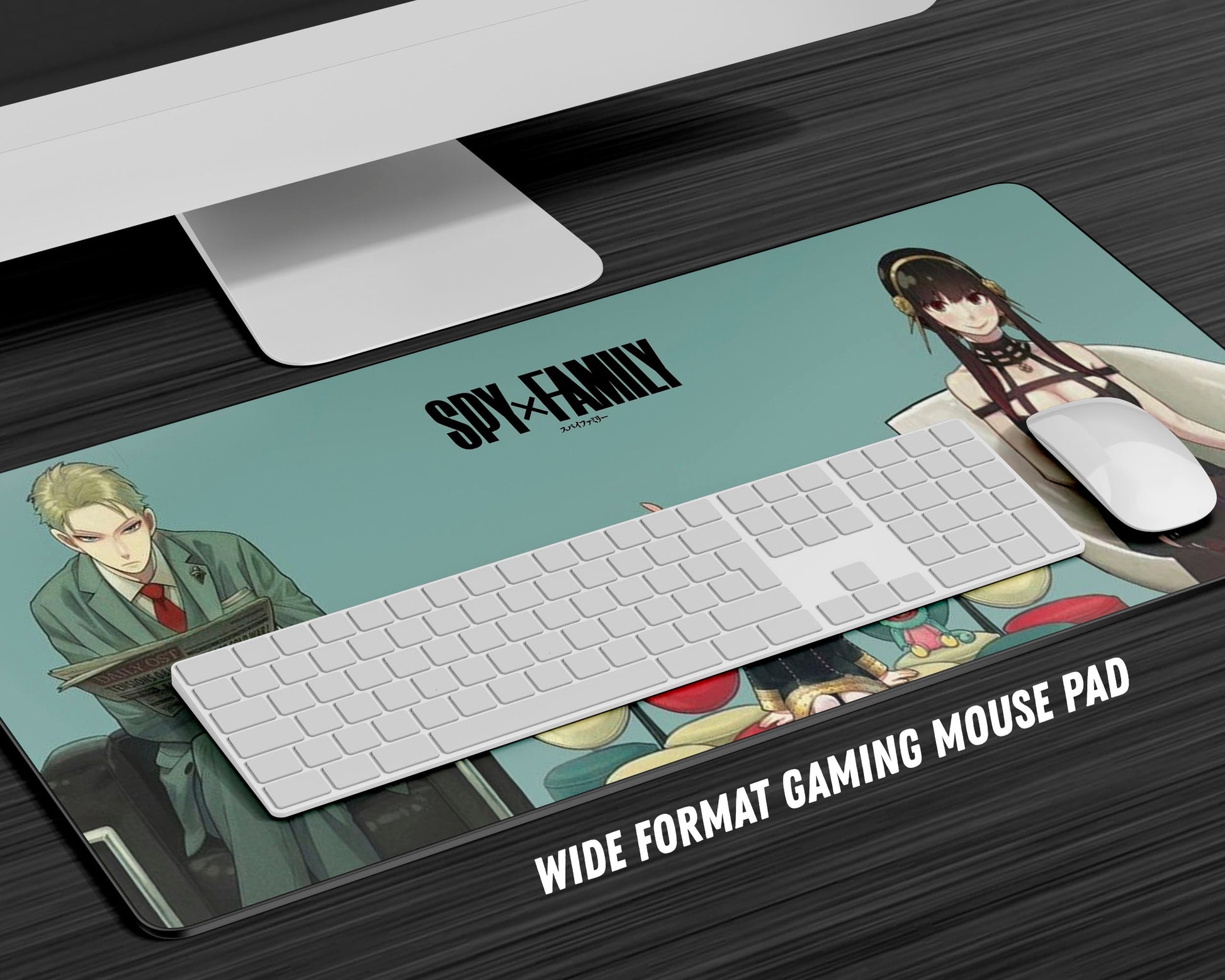 Anime Town Creations Mouse Pad Spy x Family Forger Fam Seats Gaming Mouse Pad Accessories - Anime Spy x Family Gaming Mouse Pad